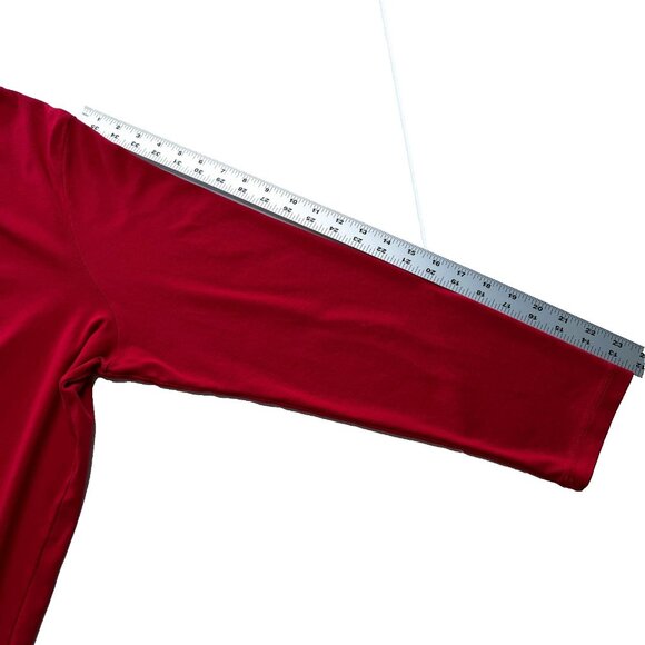 The Talbots Tee Woman 3X 100% Pima Cotton Stretch Red Comfy Capsule Gorpcore - Picture 7 of 7